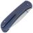 Нож WE Knife Qubit satin сталь CPM-20CV рукоять Blue Ti (WE22030F-3)