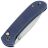 Нож WE Knife Qubit satin сталь CPM-20CV рукоять Blue Ti (WE22030F-3)