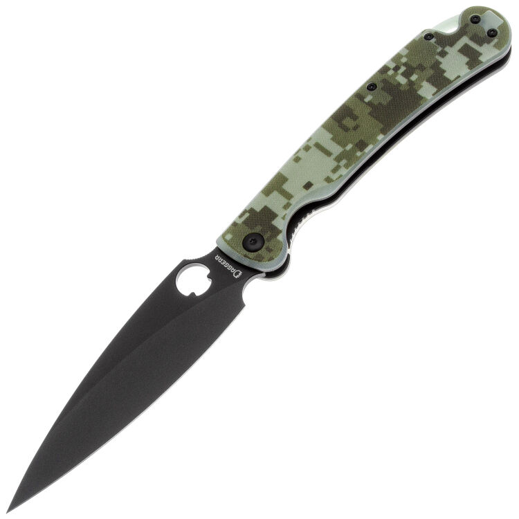 Нож Daggerr Sting XL DLC сталь D2 рукоять Camo G10