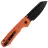 Нож Vosteed Raccoon TLL Sheepsfoot blackwash сталь 14C28N рукоять Orange G10