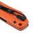 Нож Vosteed Raccoon TLL Sheepsfoot blackwash сталь 14C28N рукоять Orange G10