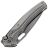 Нож WE Knife Exciton gray сталь CPM-20CV рукоять Polished Gray Titanium (WE22038A-7)