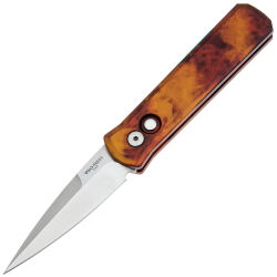 Нож Pro-Tech Godson satin сталь 154CM рукоять Del Fuego Aluminium (721 DF1)