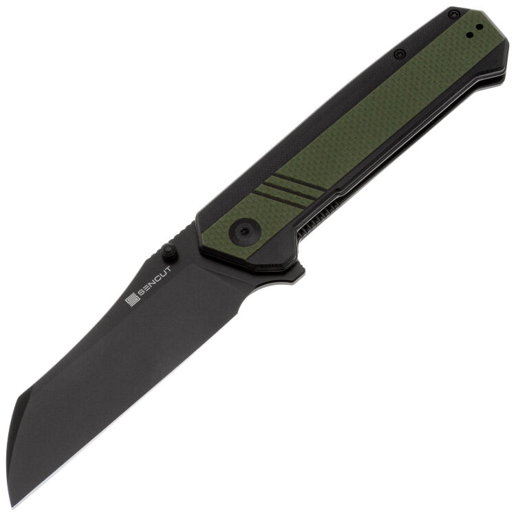 Нож Sencut Draxor black сталь 9Cr18MoV рукоять Green/Black G10 (S24035-2)