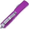 Нож Microtech Ultratech T/E Stonewash сталь M390 рукоять Violet Aluminium (123-10VI)
