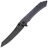 Нож Tenable Colibri Tech blackwash сталь Nitro-V рукоять Black/Purple G10