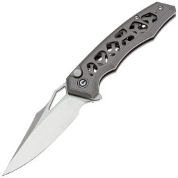 Нож CIVIVI Anaaki satin сталь Nitro-V рукоять Gray Aluminum (C24039-2)