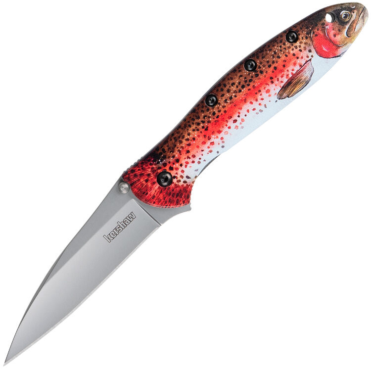 Нож Kershaw Leek Trout сталь 14C28N рукоять Aluminium (1660TROUT)