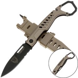 Нож Extrema Ratio MH-Stealth Black сталь N690 рукоять Desert Aluminium