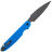 Нож Daggerr Parrot 3.0 Blackwash сталь D2 рукоять Blue G10