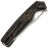 Нож Kizer Ara stonewash сталь S45VN рукоять Titanium/Gold Flake Carbon Fiber