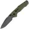 Нож Real Steel Evolution Ironclad Drop blackwash сталь D2 рукоять Green G10 (7911BG)