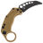 Нож Reate EXO-K stonewash сталь N690 рукоять Tan Aluminium