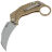 Нож Reate EXO-K stonewash сталь N690 рукоять Tan Aluminium