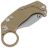 Нож Reate EXO-K stonewash сталь N690 рукоять Tan Aluminium