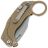 Нож Reate EXO-K stonewash сталь N690 рукоять Tan Aluminium