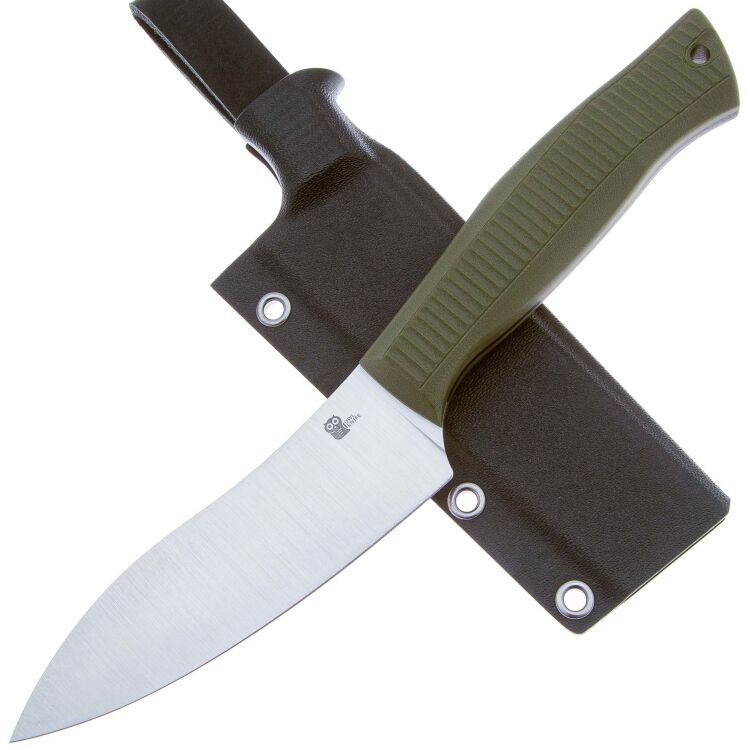 Нож Owl Knife Canadian сталь N690 рукоять оливковый G10