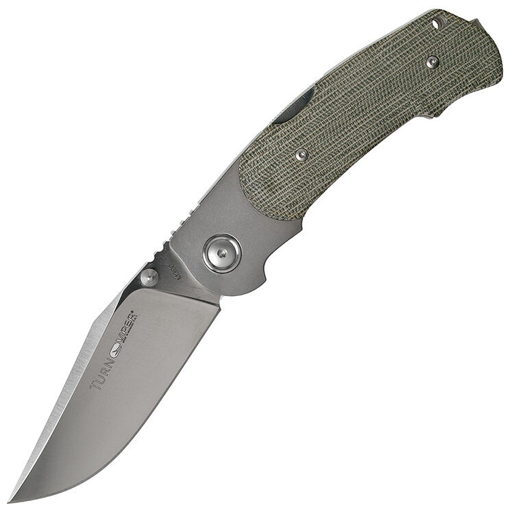 Нож Viper Turn сталь M390 рукоять Green Canvas Micarta (V5986CG)