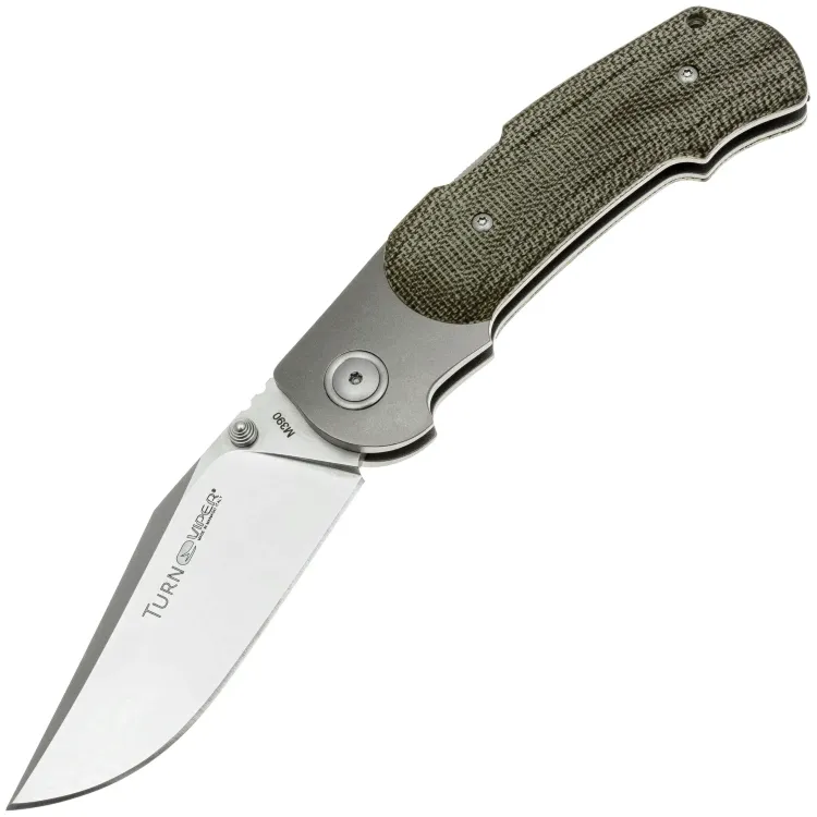 Нож Viper Turn сталь M390 рукоять Green Canvas Micarta (V5986CG)