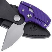 Нож CIVIVI Typhoeus stonewash сталь 14C28N рукоять Purple G10 (C21036-2)