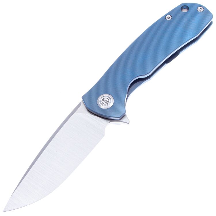 Нож Maxace BALANCE-IV cталь M390 рукоять Blue Titanium