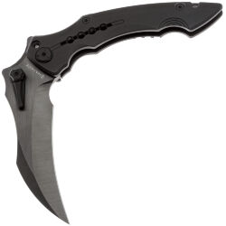Нож Maxace Hela satin DLC cталь M390 рукоять Black Titanium
