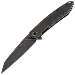 Нож Ruike P831S-SB Flipper blackwash сталь 14C28N рукоять сталь