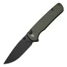 Нож CIVIVI Iron Tide blackwash сталь 14C28N рукоять Forest Green Aluminum (C25011-2)