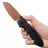 Нож Vosteed Raccoon TLL Sheepsfoot copper dune сталь 14C28N рукоять Black Micarta