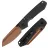 Нож Vosteed Raccoon TLL Sheepsfoot copper dune сталь 14C28N рукоять Black Micarta