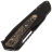 Нож WE Knife Falcaria blackwash сталь CPM-20CV рукоять Black Ti/Copper Foil CF (WE23012B-2)