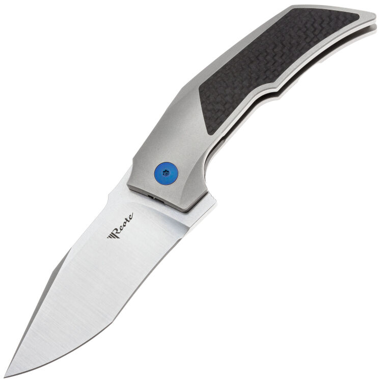Нож Reate T3000 satin сталь M390 рукоять Titanium/Carbon fiber