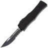 Нож Microtech Hera S/E Black/Satin Frag Signature Serrated сталь M390 рукоять Aluminum (703-2TFRS)