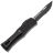 Нож Microtech Hera S/E black Frag Signature Serrated сталь M390 рукоять Aluminum (703-2TFRS)