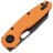 Нож Vosteed Ankylo blackwash сталь Elmax рукоять Orange Aluminum