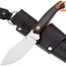 Нож 7 Ножей Нессмук сталь N690 рукоять Red G10/Carbon Fiber
