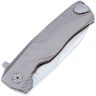 Нож Lion Steel ROK Satin cталь M390 рукоять Gray Titanium (L/ROK G)