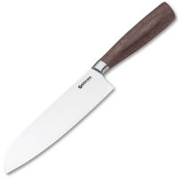 Нож кухонный Boker Core Santoku сталь X50CrMoV15 рукоять орех (130730)