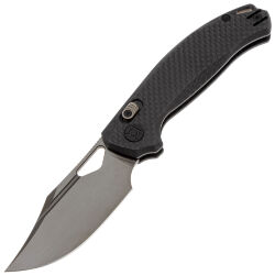 Нож Kunwu Django DLC сталь Elmax рукоять Carbon fiber