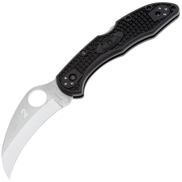 Нож Spyderco Tasman Salt 2 сталь H2 рукоять Black FRN (C106PBK2)
