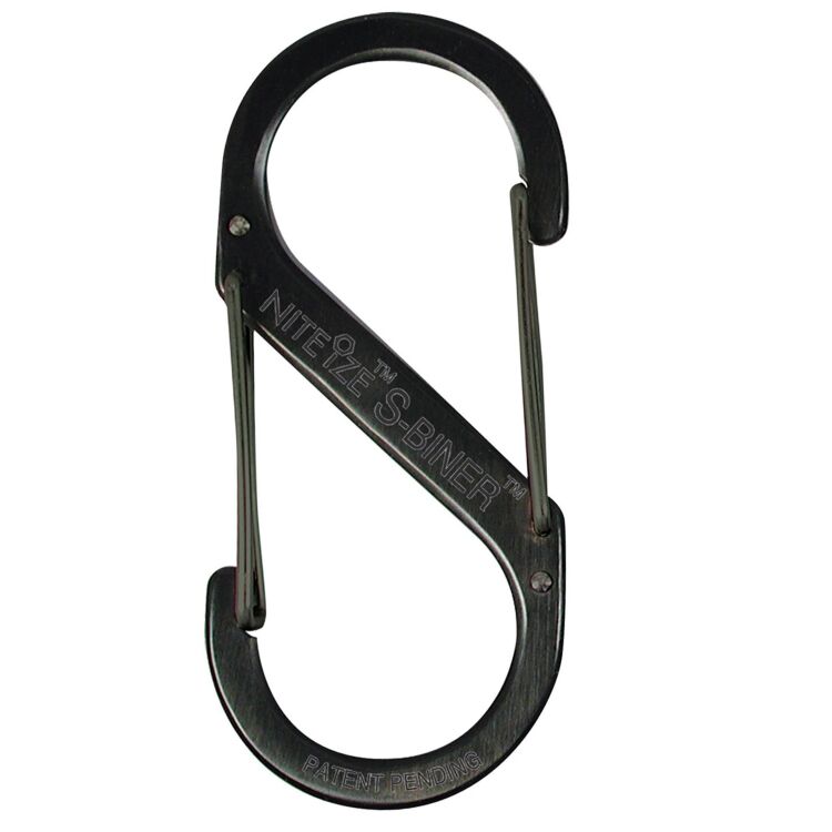 Карабин Nite Ize S-Biner Dual Carabiner #4 Black (SB4-03-01)