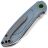 Нож Tenable Prometheus stonewash сталь 14C28N рукоять Blue Micarta