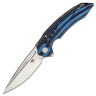 Нож Bestech Ornetta сталь N690 рукоять Carbon Fiber/Blue G10 (BL02A)