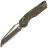 Нож Microtech MSI Ram-Lok dark earth serrated сталь M390MK рукоять Dark Earth Polymer
