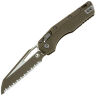 Нож Microtech MSI Ram-Lok dark earth serrated сталь M390MK рукоять Dark Earth Polymer