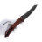 Нож Tenable Colibri Tech blackwash сталь Nitro-V рукоять Black/Red G10