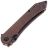 Нож Tenable Colibri Tech blackwash сталь Nitro-V рукоять Black/Red G10