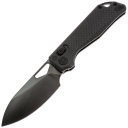 Нож Kunwu Pulsar DLC сталь Elmax рукоять Carbon fiber