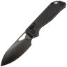 Нож Kunwu Pulsar DLC сталь Elmax рукоять Carbon fiber