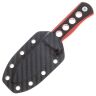 Нож QSP Canary stonewash сталь 14C28N рукоять Black/Red G10 (QS141-B1)